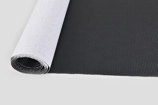 Braided grain Black Vinyl 911 E (69) - 1 Linear Meter