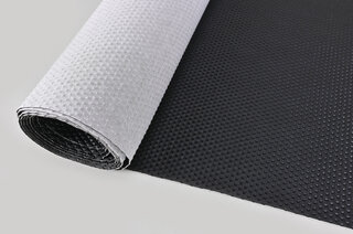 Braided grain Black Vinyl 911 E (69) - 1 Linear Meter