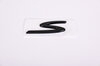 Logo "S" high gloss black - 992.1 Carrera / 992 Turbo/S / 9J1 Taycan