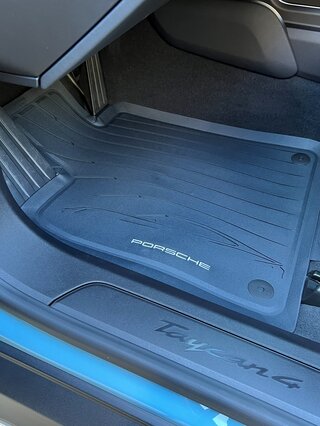 Allwetterfussmatten Satz 4-teilig, Taycan LHD - Schwarz