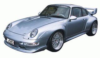 Verbreiterung 993 GT2 ´98 hinten links - Carbon