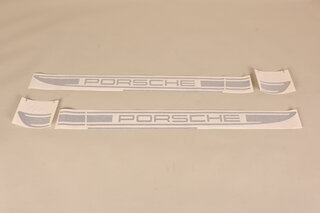 Dekorfolie Schriftzug Motorsport - Satz seitlich - 981GT4/ Spyder - Schwarz