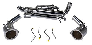 Abgasanlage "Capristo" 2x 250Zellen Sportkats - Zur Verwendung der Originalen elektr. Klappen - 992