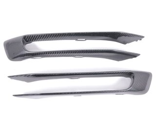 Air Duct Splitter Set Front Bumper - Carbon Fiber - 991.1 C2/S/C4/S