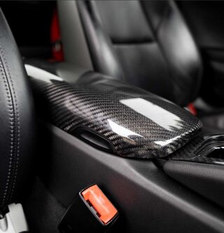 Accoudoir console centrale carbone design - 991.2 / 718 Boxster/Cayman