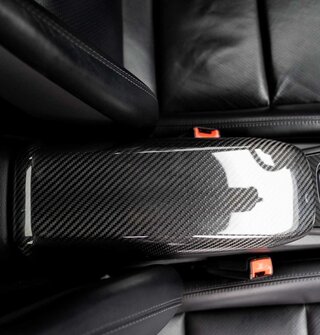 Accoudoir console centrale carbone design - 991.2 / 718 Boxster/Cayman