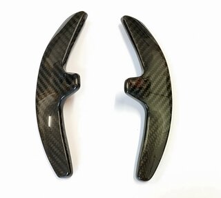 Jeu palettes changement de vitesses (2 pièces) - carbone design - 991.1 / 981 Boxster/Cayman