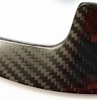 Jeu palettes changement de vitesses (2 pièces) - carbone design - 991.1 / 981 Boxster/Cayman