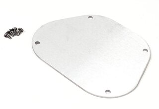 A/C Block Off - Passengers Side Footwell - Silver - 911 65-89 / 912 / 930 Turbo