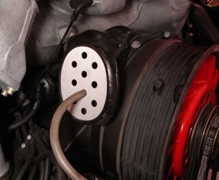 Abdeckung Heizgebläse - Delete Kit - Silber - RSR/CUP - 964/993 89-95 für Fzg. Ohne VarioCam