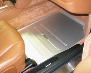 Plaque de sol gris argent coté passager - 914