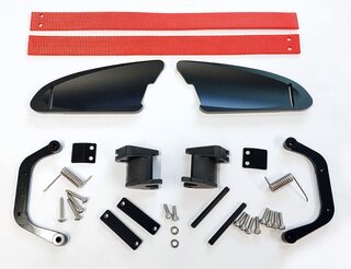 RS Door Strap Conversion Set - Nylon RED - 991 / 981 Boxster/Cayman