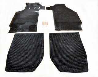 Jeu tapis caoutchouc (4 pièces) 911/912 65-73 (uniquement sans sportomatic)