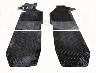 Jeu tapis caoutchouc (4 pièces) 911/912 65-73 (uniquement sans sportomatic)
