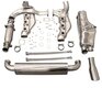 Abgasanlage komplett - Kat-Bypass (Ohne TÜV) - Einzelendrohr - Edelstahl  - 964 C2/C4
