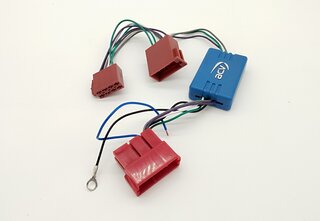 Soundsystemadapter für Becker mit ISO-/Mini-ISO Vorverstärkereingang