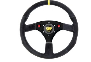 OMP Volant sport inclus touche klaxon - Ø 320mm - peau retournée noire