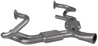 Collecteurss d'échappement avec réductieur de bruit - Sport "Sebring Style" - inox peint - 356 A/B/C