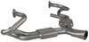Collecteurss d'échappement avec réductieur de bruit - Sport "Sebring Style" - inox peint - 356 A/B/C