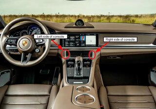 Handyhalter magnetisch - Armaturenbrett links - 971.1/971.2 Panamera