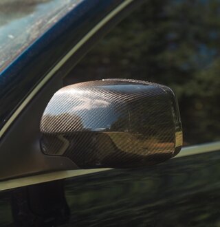 Jeu coquilles de rétros (2 pièces) - carbone design - 957 Cayenne