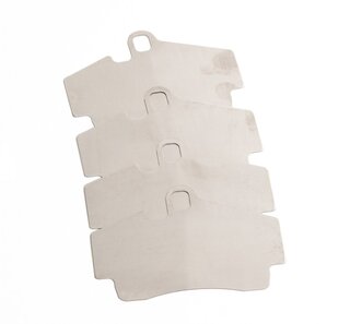 Jeu embases titane sous plaquettes de refroidiss. frein AR-4 pièces-996/997.1 C2+4/987.1/987.2 S