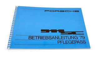 Manuel techniques 911 SC  79 allemangne