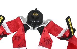 Schroth 6 point belt Profi 3x2 ( FIA ) Model 991 / 992 GT3 - Red - with twist lock