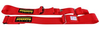 Schroth 6 point belt Profi 3x2 ( FIA ) Model 991 / 992 GT3 - Red - with twist lock