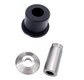 Bushing set for front suspesion Black - 993 1994-1998