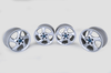 Set of 4 rims - Turbo Style - Silber (8,5+10 x18ET52/54)