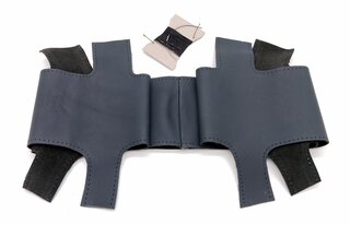 Cuir couvre-volant 4 branches noir