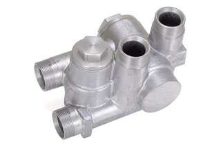 Oil Thermostat 911 / 930  1974-89 - Complete - for Front Oil Cooler - In Right Rear Wheel Well