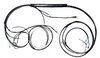 Wiring harness rear section 356B/ C (1960-65) 6V/ 12V