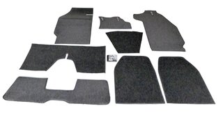 Carpet set interior trim 911 S (1968 short wheelbase with auxiliary heating) - Cellulose velour anth