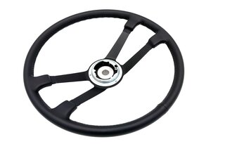 Lenkrad Leder schwarz Ø420mm ohne Hupenknopf
