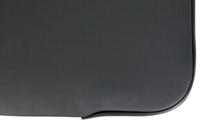 Jeu habillages de porte RS cuir noir avec kit ouverture, tirettes noires