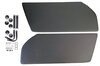 RS-Leichtbau-Türverkleidungsatz schwarzes Kunstleder /Türschlaufen SCHWARZ