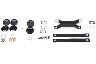 RS-Leichtbau-Türverkleidungssatz Leder schwarz, Türtaschen Leder schwarz, Türschlaufen schwarz