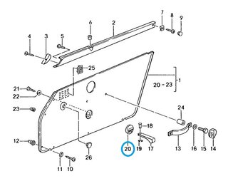 Enjoliveur sangle ouv. porte RS Kit Carbon (set 6pc.)