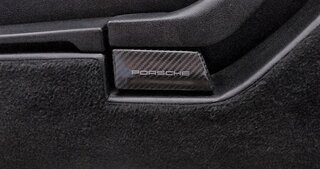 Türöffnersatz 993 - Kevlar-Carbone  mit  Logo silber