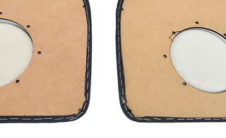 RS Inner Door Panel Set 911 / 930 / 964 / 993 - Leatherette - Guards Red Door Pulls