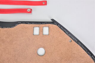 RS Inner Door Panel Set 911 / 930 / 964 / 993 - Leather - Guards Red Door Pulls