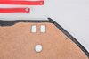 RS Inner Door Panel Set 911 / 930 / 964 / 993 - Leather - Guards Red Door Pulls