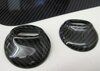 Türverkleidungssatz Carbon "RS" (links und rechts) Rote Schlaufen  komplett , manuelle Fensterheber