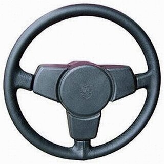 Steering Wheel Restoration Kit 911 / 930 - Black Leather - 3 Spoke Wheel