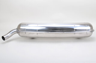 Silencieux inox 911 74-75/  2.7 -76  (2 entrées 1 sortie Ø 60mm)