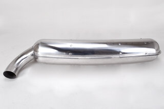 Muffler 911  1975-89 - Sport - Stainless Steel - 1 in x 1 out - Ø 84 mm (3.3") Tip