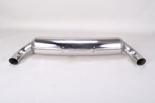 Muffler 911  1975-89 - Sport - Stainless Steel - 1 in x 2 out - Ø 84 mm (3.3") Tips