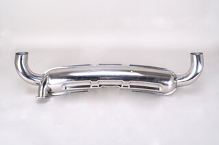 Muffler 911  1975-89 - Sport - Stainless Steel - 1 in x 2 out - Ø 84 mm (3.3") Tips
